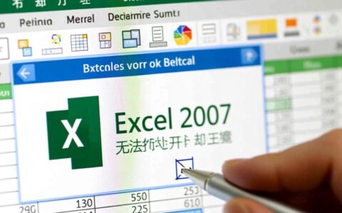Excel2007无法打开文件是什么原因，如何修复？