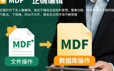 MDF数据库文件用什么工具可以直接编辑修改？