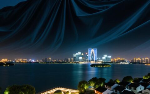 阳澄湖畔的服务器夜景，到底藏着什么秘密？