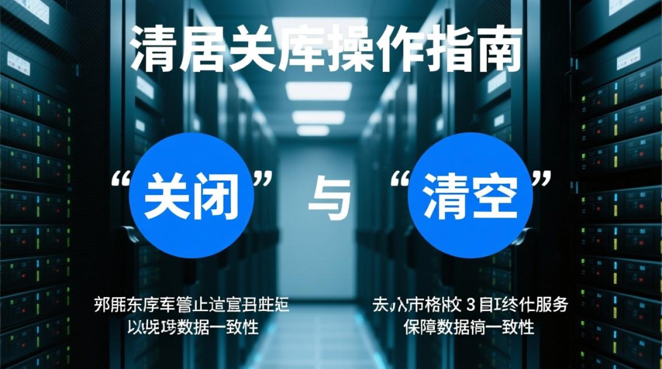 如何关闭并清空数据库？