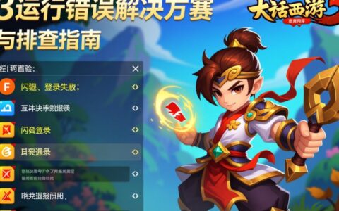 大话3运行报错大话西游3启动时弹出错误提示，如何解决？