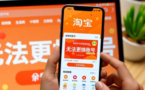 为什么手机淘宝无法切换登录账号？