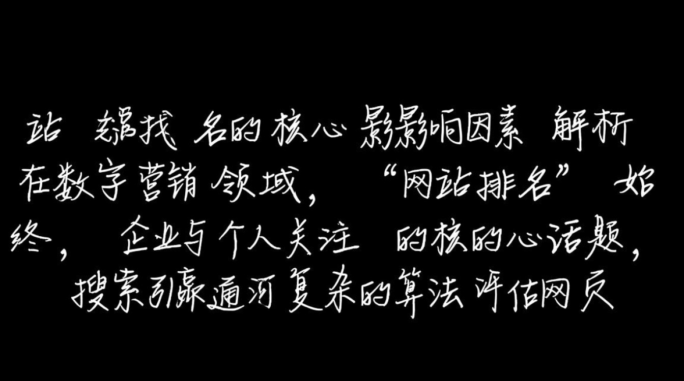 网站排名与哪些核心因素密切相关? 网站排名与哪些核心因素密切相关?