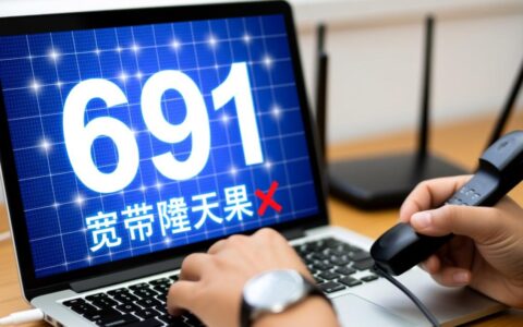 电脑宽带连接时出现691错误，到底是什么原因导致的？
