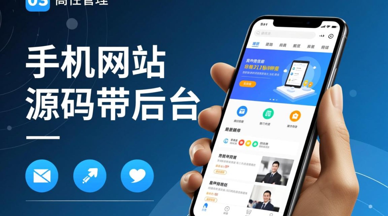 如何获取带后台的手机网站源码来快速建站？