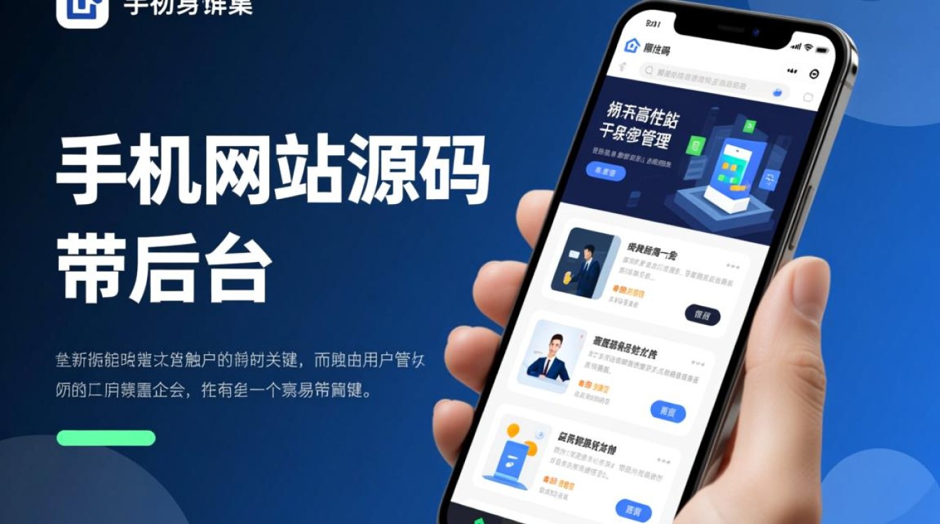 如何获取带后台的手机网站源码来快速建站？