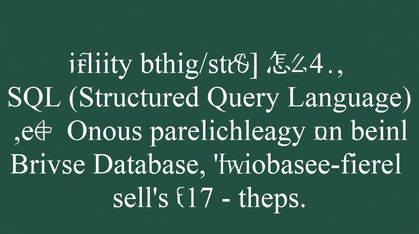 数据库SQL查询语句怎么写?新手入门必看指南 数据库SQL查询语句怎么写?新手入门必看指南